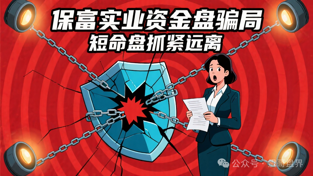 【保富实业】资金盘骗局,这种短命盘就是专门坑贪心的人!
