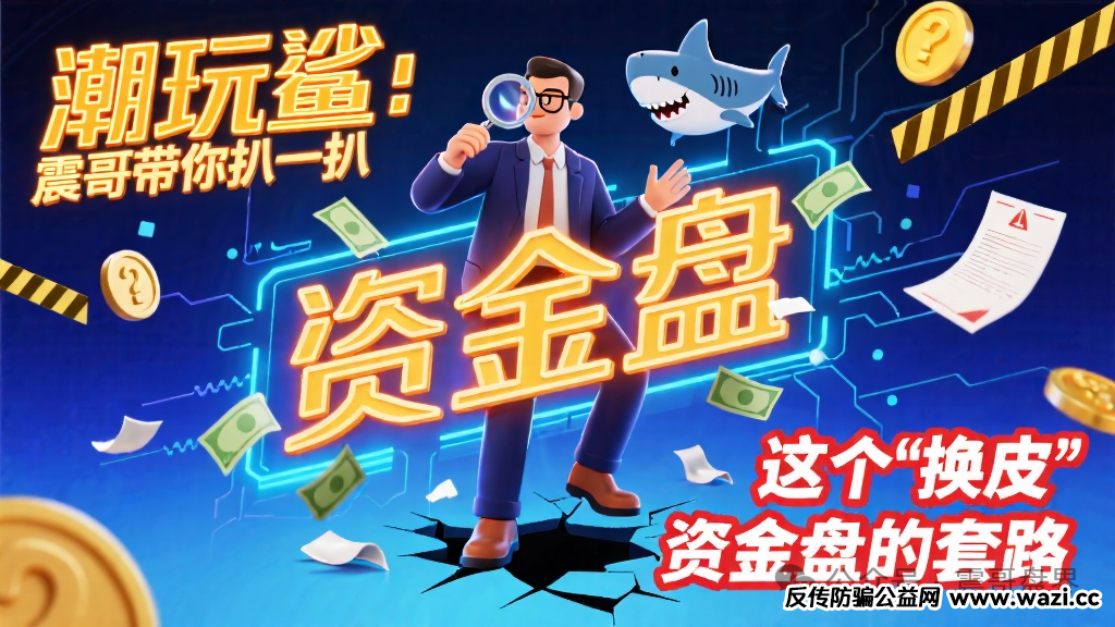 潮玩鲨：带你扒一扒这个“换皮”资金盘的套路！