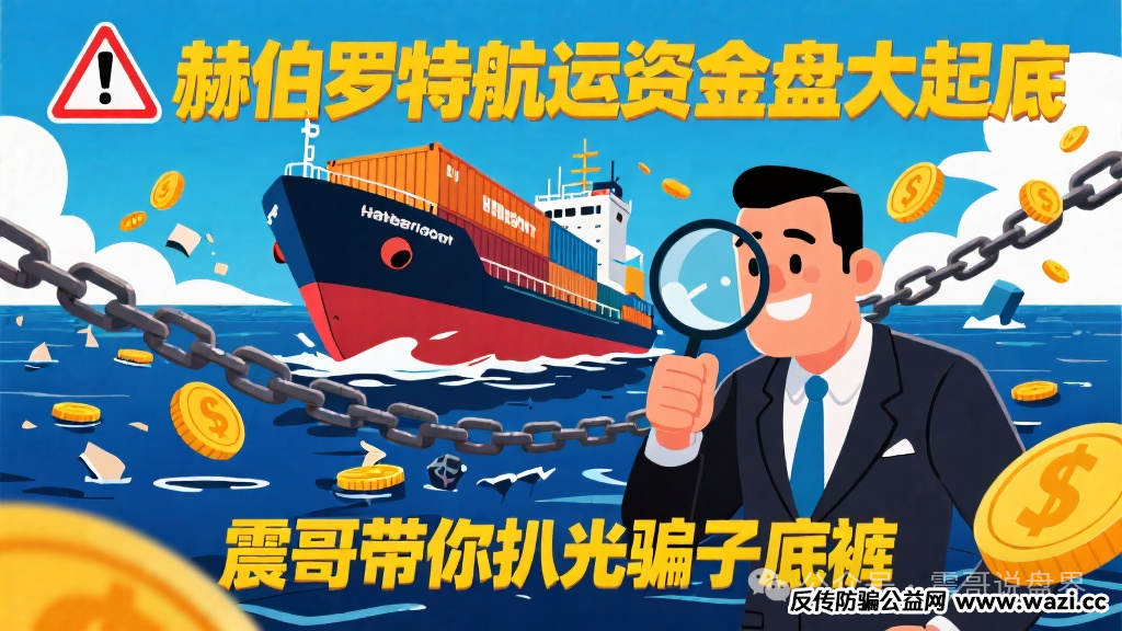 【资金盘】【赫伯罗特航运】这帮人玩的就是老套路，顶着国际航运巨头的名头招摇撞骗。