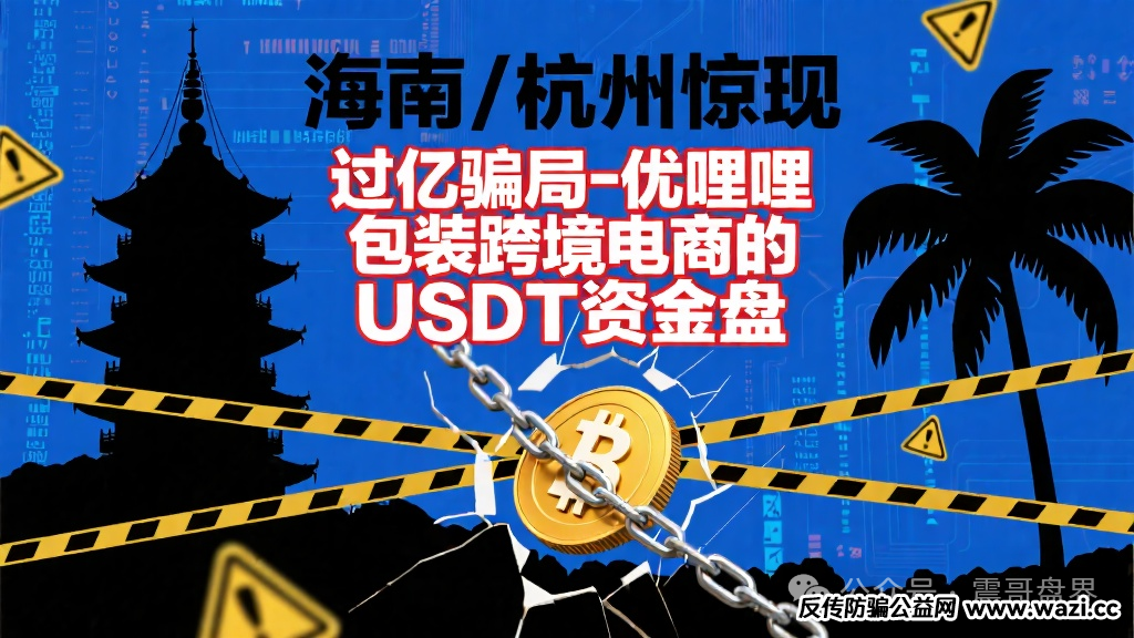 曝光！！海南和杭州惊现过亿骗局-优哩哩，包装跨境电商的USDT资金盘！