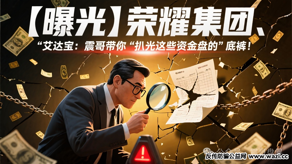 【曝光】荣耀集团、艾达宝：带你扒光这些资金盘的底裤！