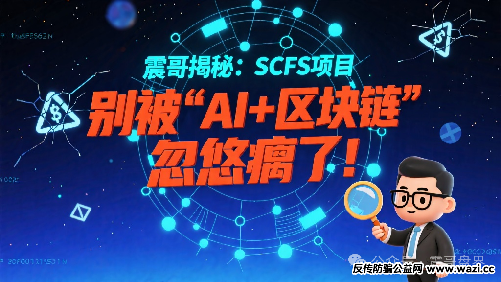 揭秘：SCFS项目，别被＂AI+区块链＂忽悠瘸了！