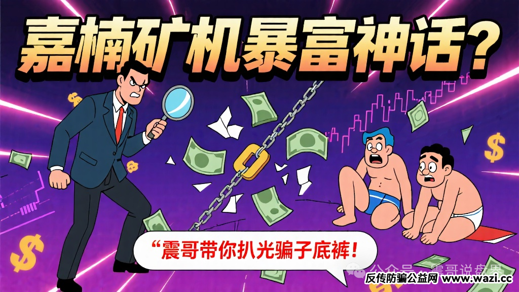 【嘉楠矿机】暴富神话？震哥带你扒光骗子底裤！