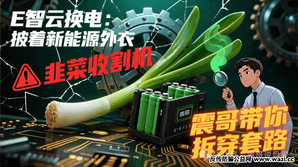 【E智云换电】披着新能源外衣的韭菜收割机，带你拆穿套路！