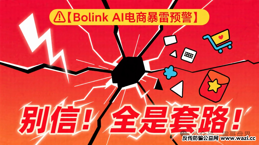 【Bolink AI电商暴雷预警】别信！全是套路！