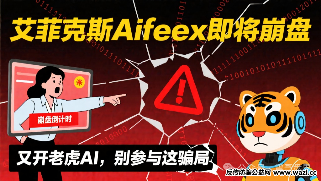 艾菲克斯Aifeex即将崩盘，疑似又开老虎AI，别参与这骗局