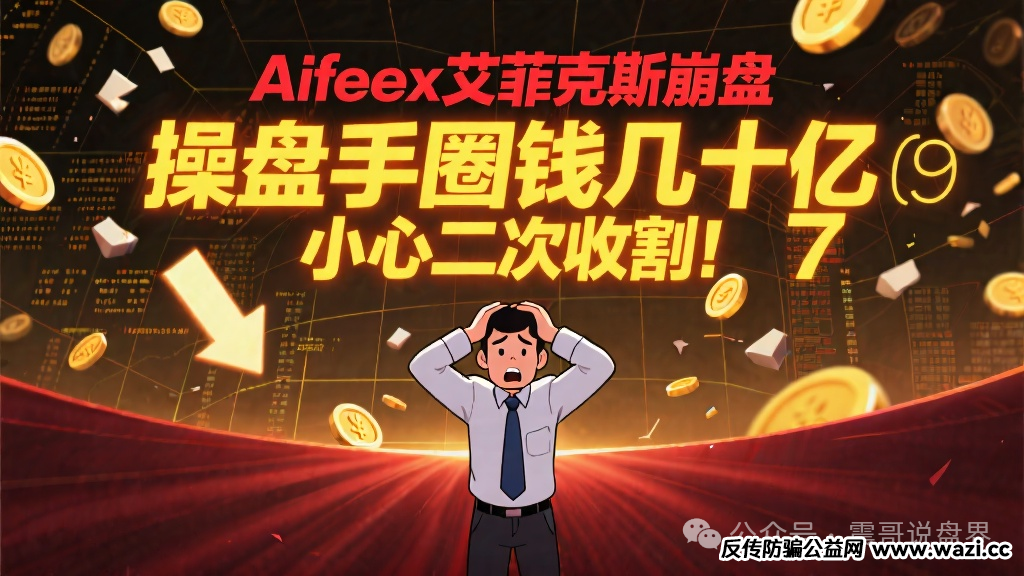 Aifeex艾菲克斯崩盘，操盘手圈钱几十亿，小心二次收割！