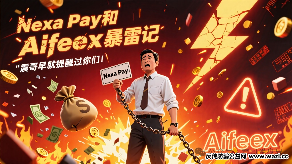 Nexa Pay和Aifeex暴雷记：震哥早就提醒过你们！