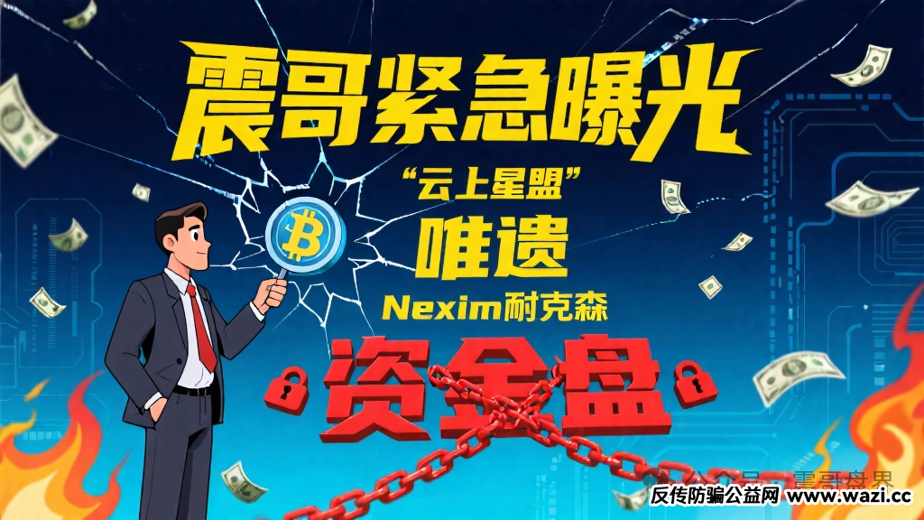 曝光:【云上星盟、唯遗、Nexim耐克森】三大资金盘,远离!