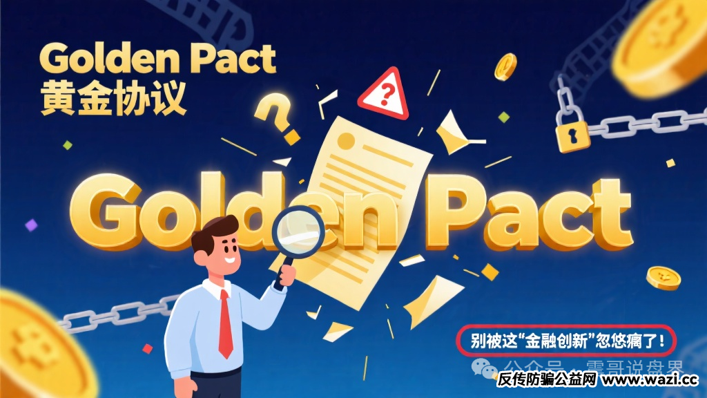 Golden Pact黄金协议：别被这“金融创新”忽悠瘸了！