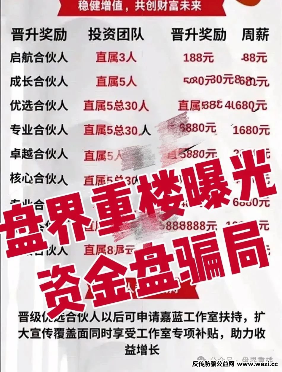 【嘉蓝智投】资金盘骗局，操盘手老孙圈钱过亿，即将崩盘跑路！