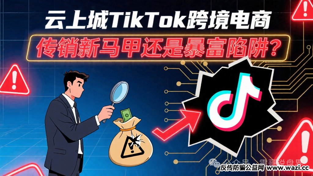 【云上城TikTok】跨境电商：传销新马甲还是暴富陷阱？