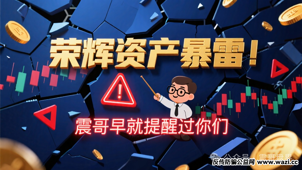 【荣辉资产】暴雷！早就提醒过你们，这跟单资金盘彻底凉了！