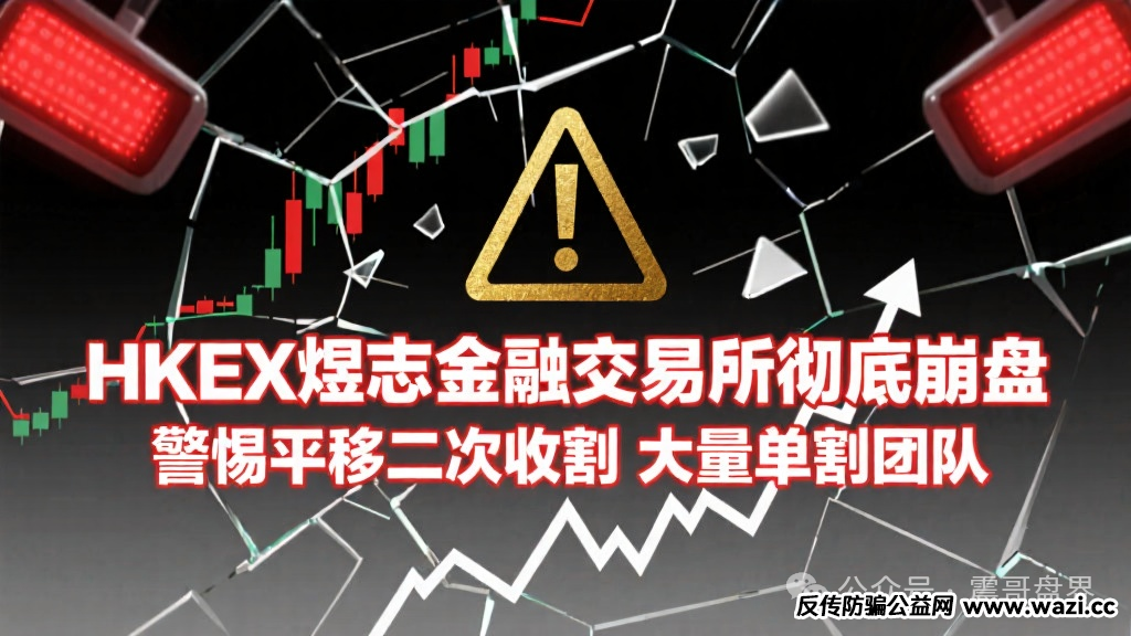【HKEX煜志金融】交易所彻底崩盘,大量单割团队!