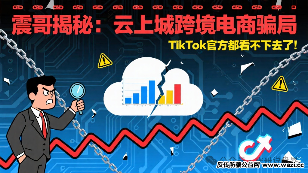 【云上城】跨境电商骗局，TikTok官方都看不下去了！