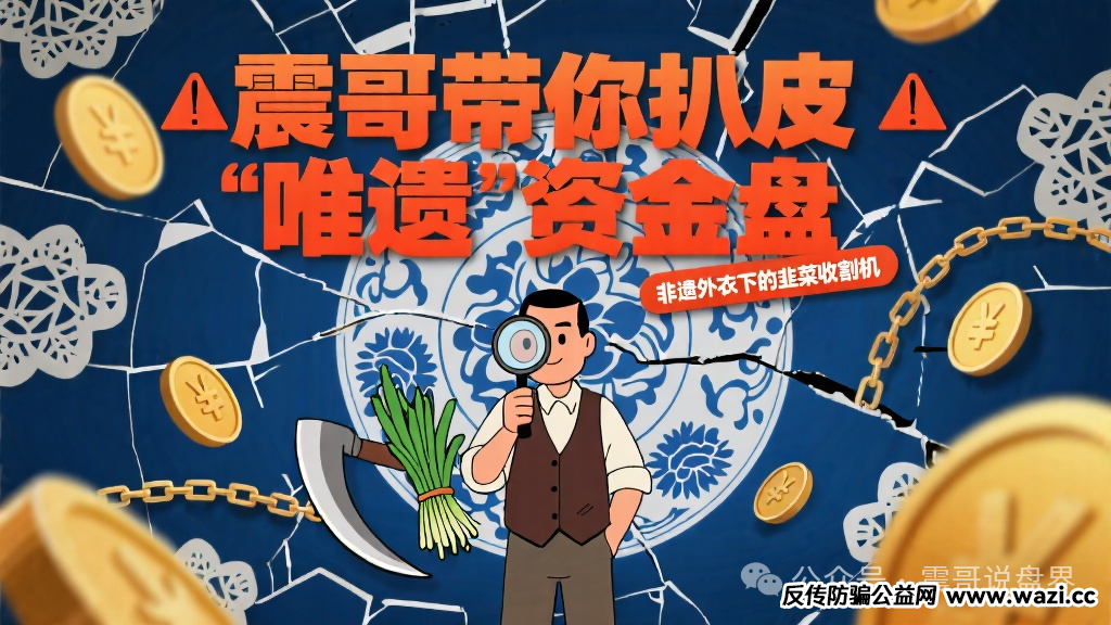 “唯遗”资金盘：非遗外衣下的韭菜收割机！