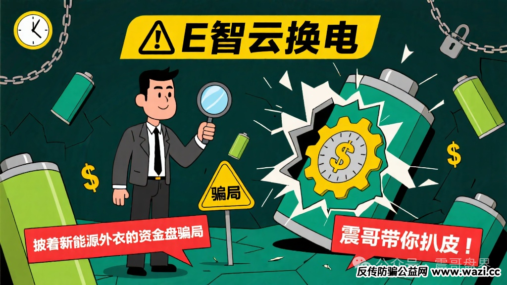 E智云换电：披着新能源外衣的资金盘骗局，震哥带你扒皮！