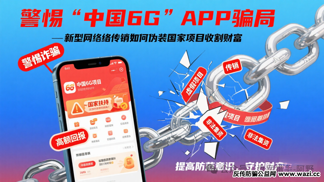 警惕!“中国6G”APP疯狂收割:国家项目外衣下的传销陷阱有多狠?