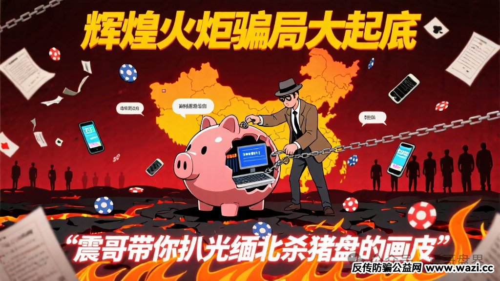 【辉煌火炬】骗局大起底:扒光缅北杀猪盘的画皮!