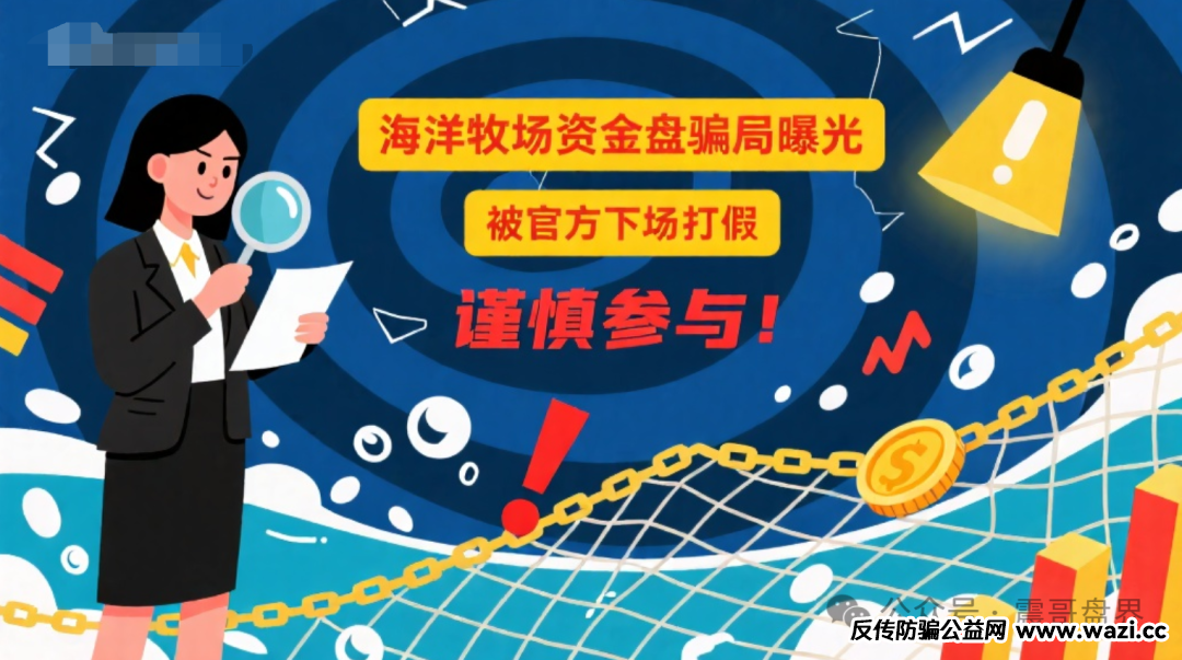 【海洋牧场】资金盘骗局曝光，被官方下场打假，谨慎参与！