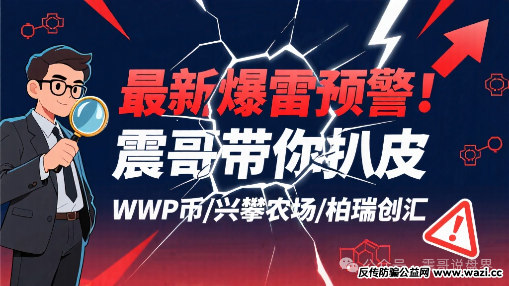 最新爆雷预警!带你扒皮WWP币、兴攀农场、柏瑞创汇!