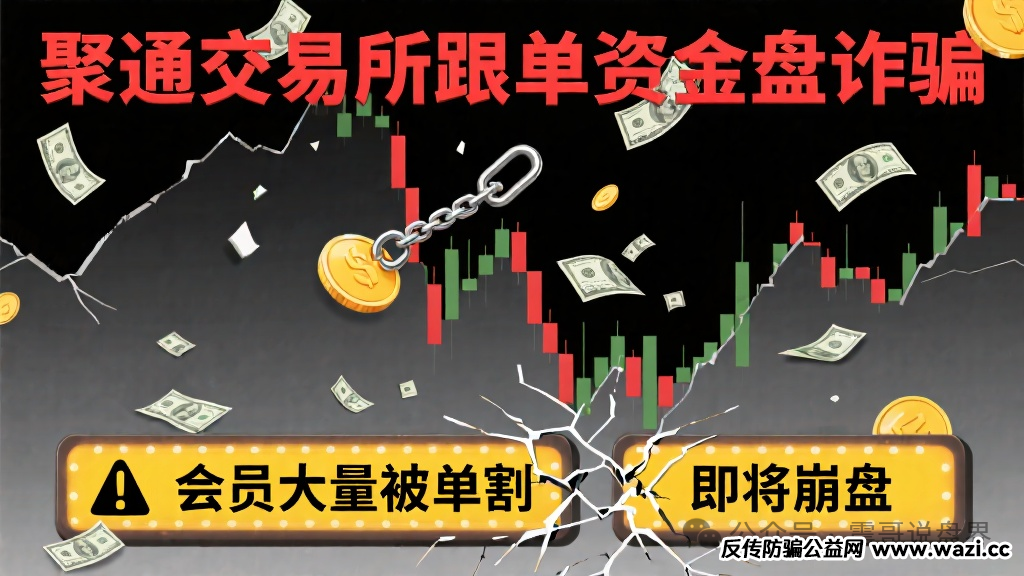 资金盘诈骗【聚通交易所】会员大量被单割,团队撤离即将崩盘!