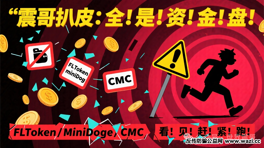 【FLToken、Minidoge、CMC】全是资金盘!看见赶紧跑!