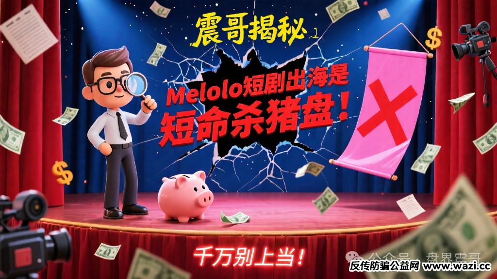【Melolo短剧出海】是短命杀猪盘!千万别上当!