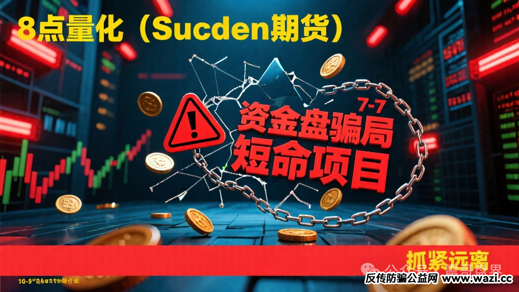 【8点量化（Sucden期货）】资金盘骗局，短命项目，抓紧远离！