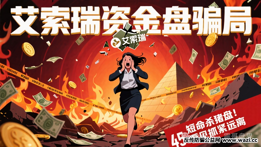 【艾索瑞】资金盘骗局,短命杀猪盘,看见抓紧远离!