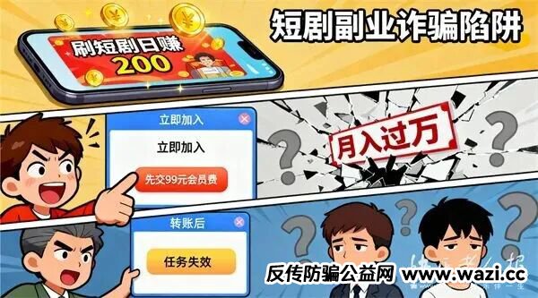 微短剧投资骗局大揭秘【沐歌短剧】号称投入10万100天返28.9万，多少人血本无归！